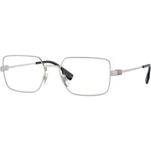 Occhiali vista  Burberry Be1380  cod. colore 1005 Uomo Squadrata Argento