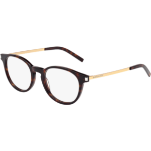 Occhiali vista  Saint laurent Sl 25 cod. colore 003 Unisex Rotonda Havana