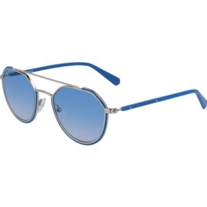 Occhiali da sole  Calvin klein Ckj20301s cod. colore 403 Unisex Rotonda Blu