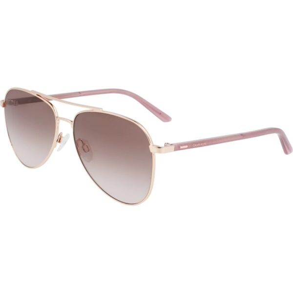 Occhiali da sole  Calvin klein Ck21306s cod. colore 780 Unisex Pilot Oro rosa