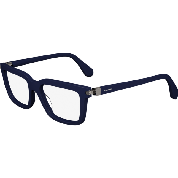 Occhiali vista  Ferragamo Sf2978 cod. colore 414 Uomo Squadrata Blu