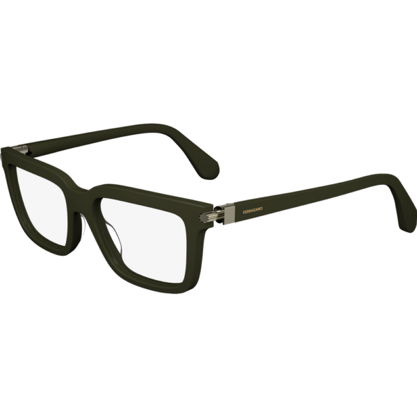 Occhiali vista  Ferragamo Sf2978 cod. colore 302 Uomo Squadrata Verde