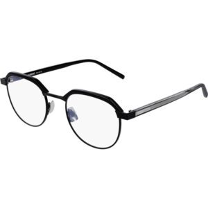 Occhiali vista  Saint laurent Sl 124 cod. colore 004 Unisex Rotonda Nero