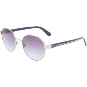 Occhiali da sole  Calvin klein Ckj22203s cod. colore 015 Unisex Rotonda Argento