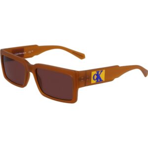 Occhiali da sole  Calvin klein Ckj23623s cod. colore 212 Uomo Squadrata Caramello