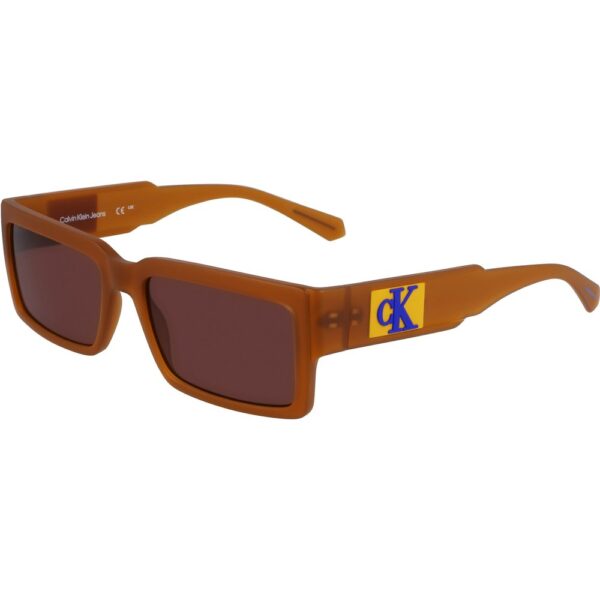 Occhiali da sole  Calvin klein Ckj23623s cod. colore 212 Uomo Squadrata Caramello