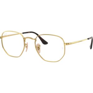 Occhiali vista  Ray - ban Rx6448 hexagonal cod. colore 2500 Unisex Geometrica Oro