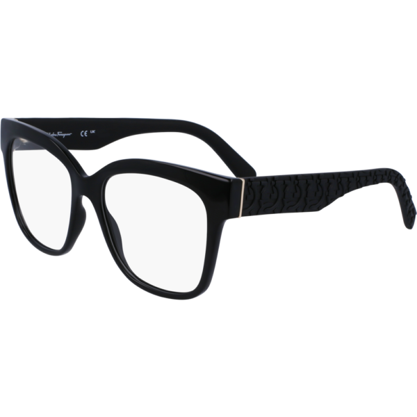 Occhiali vista  Ferragamo Sf2956en cod. colore 001 Donna Squadrata Nero