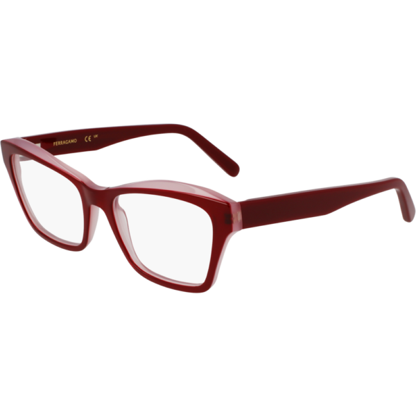 Occhiali vista  Ferragamo Sf2951n cod. colore 614 Donna Squadrata Rosso