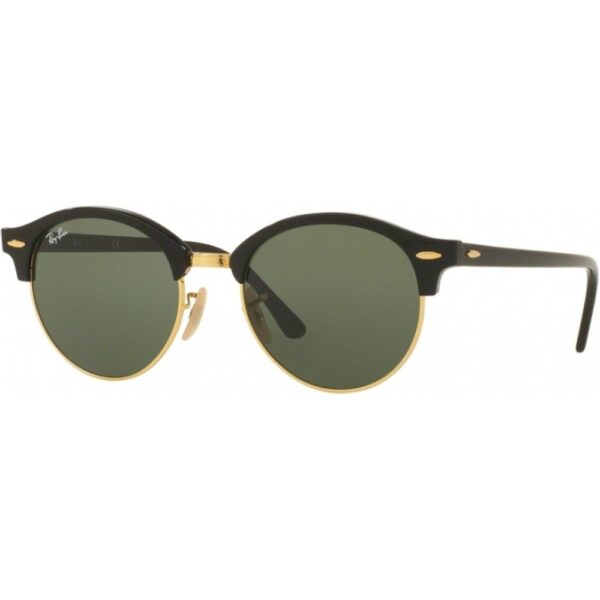 Occhiali da sole  Ray - ban Rb4246 clubround cod. colore 901 Unisex Rotonda Nero