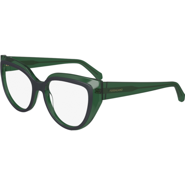 Occhiali vista  Ferragamo Sf2984 cod. colore 318 Donna Cat eye Verde