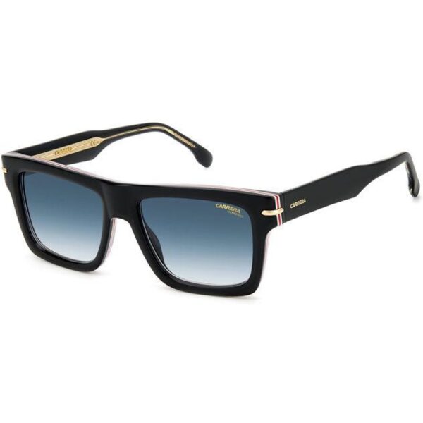 Occhiali da sole  Carrera Carrera 305/s cod. colore m4p/08 Unisex Squadrata Nero strisciato