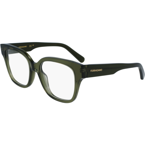 Occhiali vista  Ferragamo Sf2952n cod. colore 320 Donna Squadrata Verde