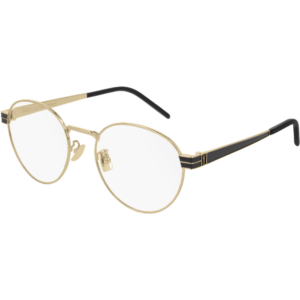 Occhiali vista  Saint laurent Sl m63 cod. colore 003 Unisex Rotonda Oro