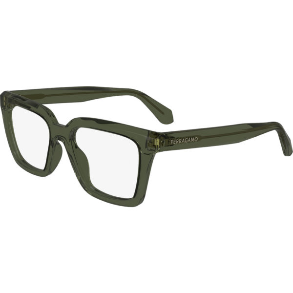 Occhiali vista  Ferragamo Sf2985 cod. colore 320 Donna Squadrata Verde