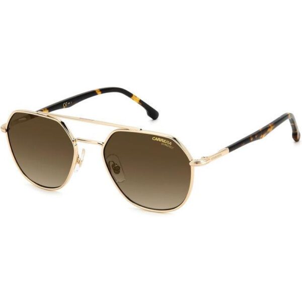 Occhiali da sole  Carrera Carrera 303/s cod. colore 06j/ha Unisex Geometrica Oro