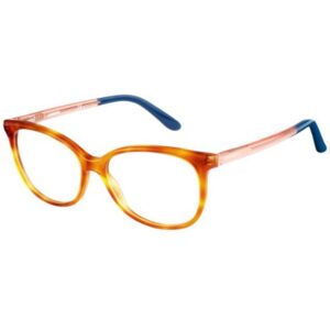 Montature da vista  Carrera Ca6648 cod. colore qkx Donna Rotonda Havana