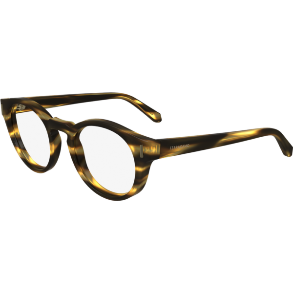 Occhiali vista  Ferragamo Sf2998 cod. colore 216 Uomo Geometrica Marrone