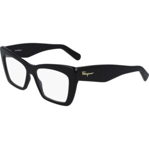 Occhiali vista  Ferragamo Sf2865 42909 cod. colore 001 Donna Squadrata Nero