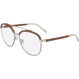 Occhiali vista  Ferragamo Sf2195l 42914 cod. colore 704 Donna Pilot Oro