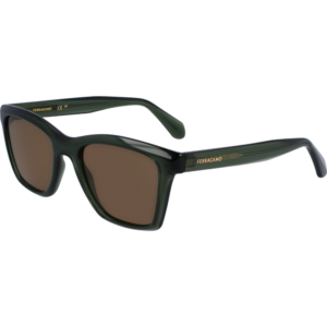 Occhiali da sole  Ferragamo Sf2001s cod. colore 320 Unisex Squadrata Verde