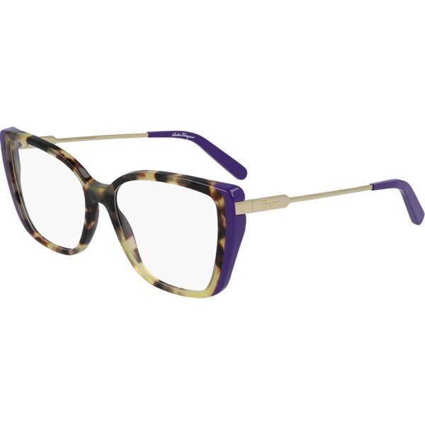 Occhiali vista  Ferragamo Sf2850 41546 cod. colore 285 Donna Farfalla Havana