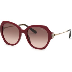 Occhiali da sole  Chopard Sch354s cod. colore 0g96 Donna Geometrica Bordeaux