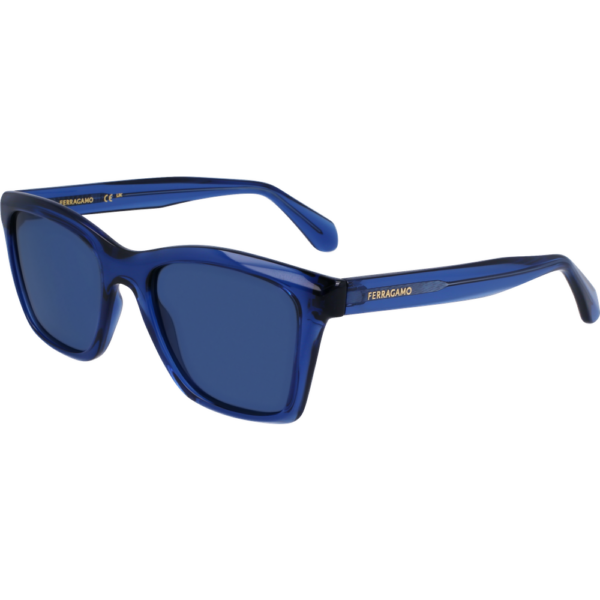 Occhiali da sole  Ferragamo Sf2001s cod. colore 432 Unisex Squadrata Blu