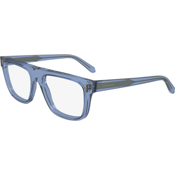 Occhiali vista  Ferragamo Sf2997 cod. colore 432 Uomo Squadrata Blu