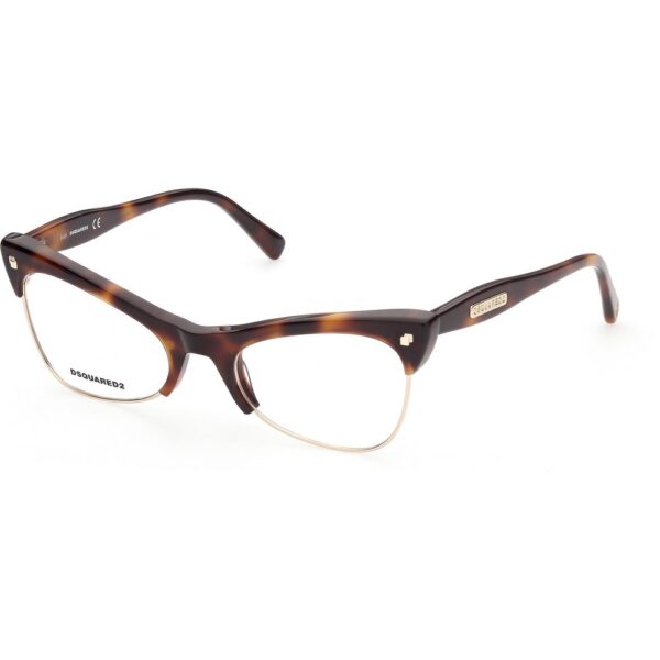 Occhiali vista  Dsquared2 Dq5332 cod. colore 052 Donna Cat eye Havana