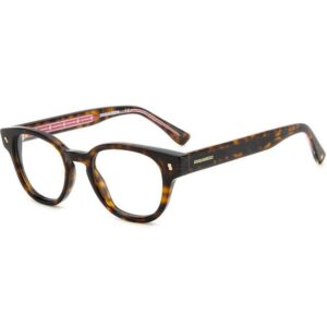 Occhiali vista  Dsquared2 D2 0057 cod. colore 086 Uomo Rotonda Havana