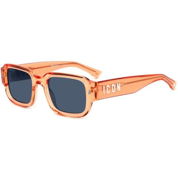 Occhiali da sole  Dsquared2 Icon 0009/s cod. colore l7q/ku Uomo Geometrica Arancione