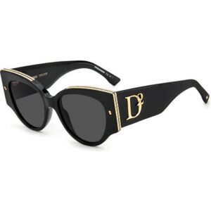 Occhiali da sole  Dsquared2 D2 0032/s cod. colore 2m2/ir Donna Cat eye Nero/oro