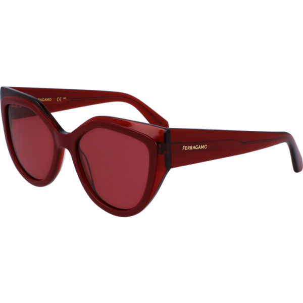 Occhiali da sole  Ferragamo Sf2004s cod. colore 618 Donna Cat eye Bordeaux