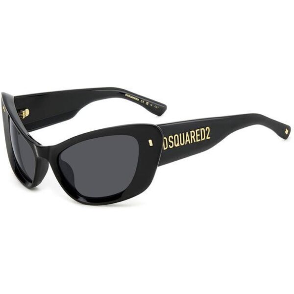 Occhiali da sole  Dsquared2 D2 0118/s cod. colore 807/ir Donna Avvolgente Nero