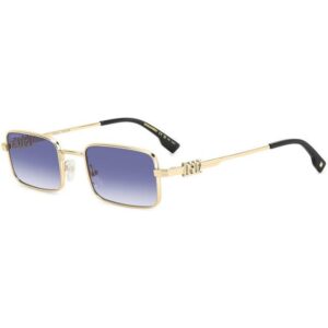 Occhiali da sole  Dsquared2 D2 0104/s cod. colore lks/08 Uomo Squadrata Oro