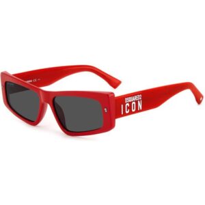 Occhiali da sole  Dsquared2 Icon 0007/s cod. colore c9a/ir Uomo Farfalla Rosso