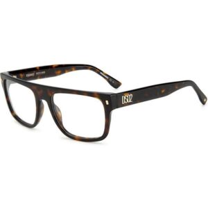 Occhiali vista  Dsquared2 D2 0036 cod. colore 086 Uomo Squadrata Havana