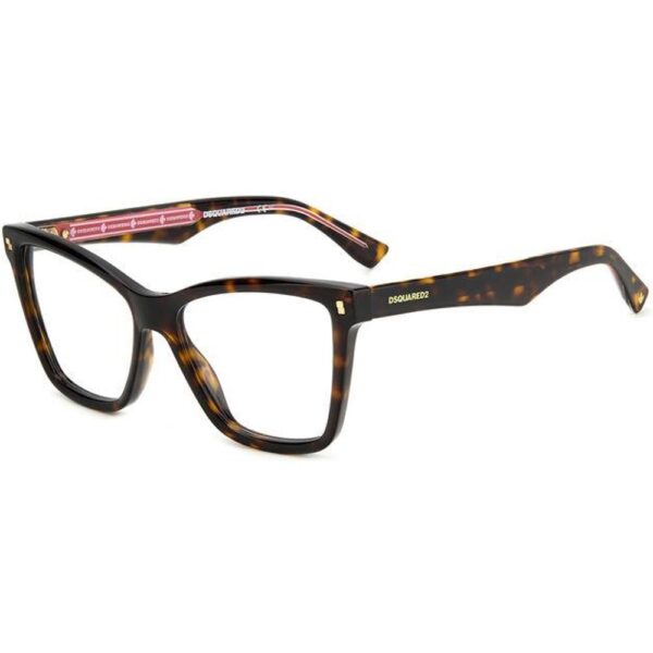 Occhiali vista  Dsquared2 D2 0059 cod. colore 086 Donna Farfalla Havana