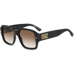 Occhiali da sole  Dsquared2 D2 0106/s cod. colore 807/ha Uomo Squadrata Nero