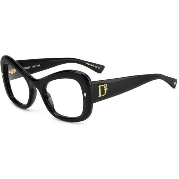 Occhiali vista  Dsquared2 D2 0138 cod. colore 807 Donna Farfalla Nero