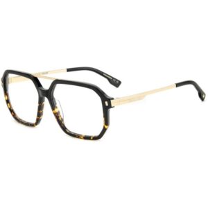 Occhiali vista  Dsquared2 D2 0123 cod. colore wr7 Uomo Squadrata Havana