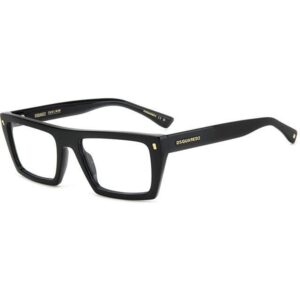 Occhiali vista  Dsquared2 D2 0130 cod. colore 807 Uomo Squadrata Nero