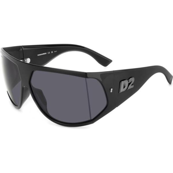 Occhiali da sole  Dsquared2 D2 0124/s cod. colore ans/ir Uomo Avvolgente Nero