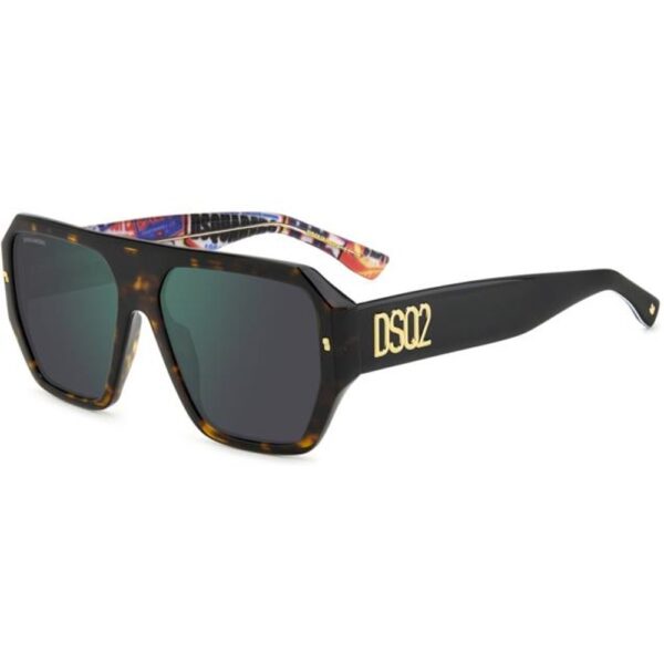 Occhiali da sole  Dsquared2 D2 0128/s cod. colore 2vm/mt Uomo Squadrata Havana