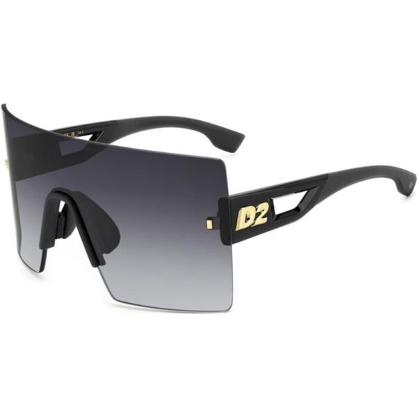 Occhiali da sole  Dsquared2 D2 0126/s cod. colore 807/9o Uomo Maschera Nero