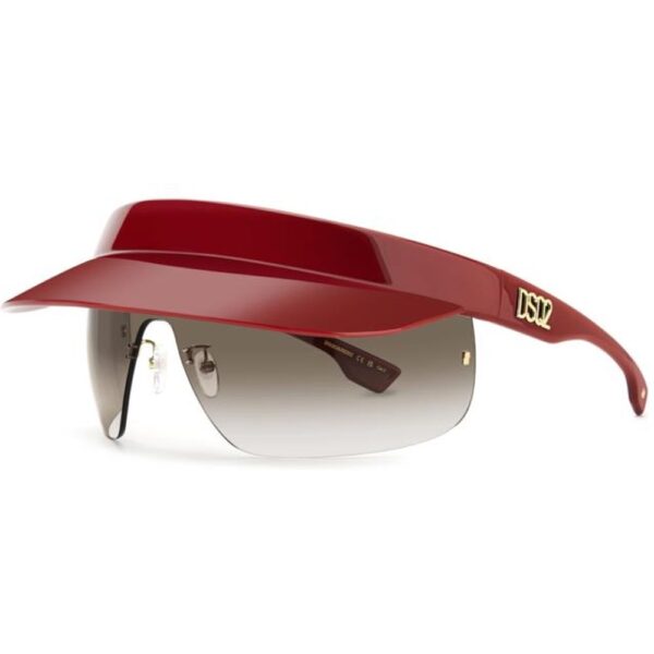 Occhiali da sole  Dsquared2 D2 0139/s cod. colore c9a/ha Unisex Maschera Rosso