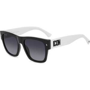 Occhiali da sole  Dsquared2 Icon 0004/s cod. colore p56/9o Uomo Squadrata Nero/bianco