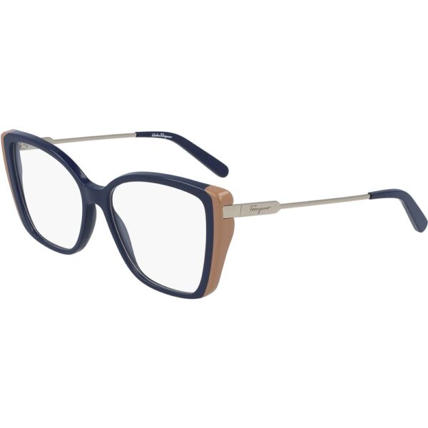 Occhiali vista  Ferragamo Sf2850 cod. colore 405 Donna Squadrata Blu