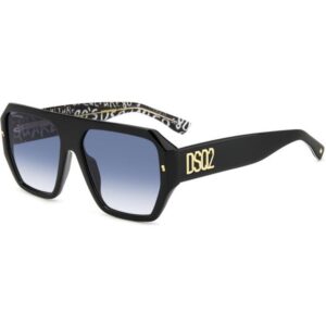 Occhiali da sole  Dsquared2 D2 0128/s cod. colore tay/08 Uomo Squadrata Nero